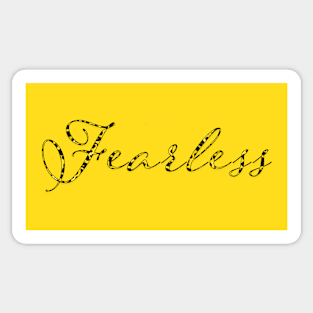 Fearless - Yellow Sticker